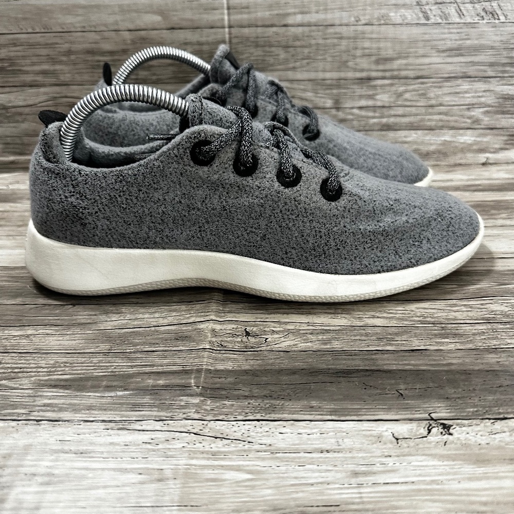 Allbird Light Gray WR Merino Wool Runners Comfort Shoes Women's Size 10